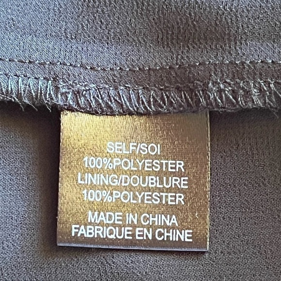 WAYF Black Sutherland Dolman Faux Wrap Blouson Waist Chiffon Mini Dress XS - Picture 7 of 10